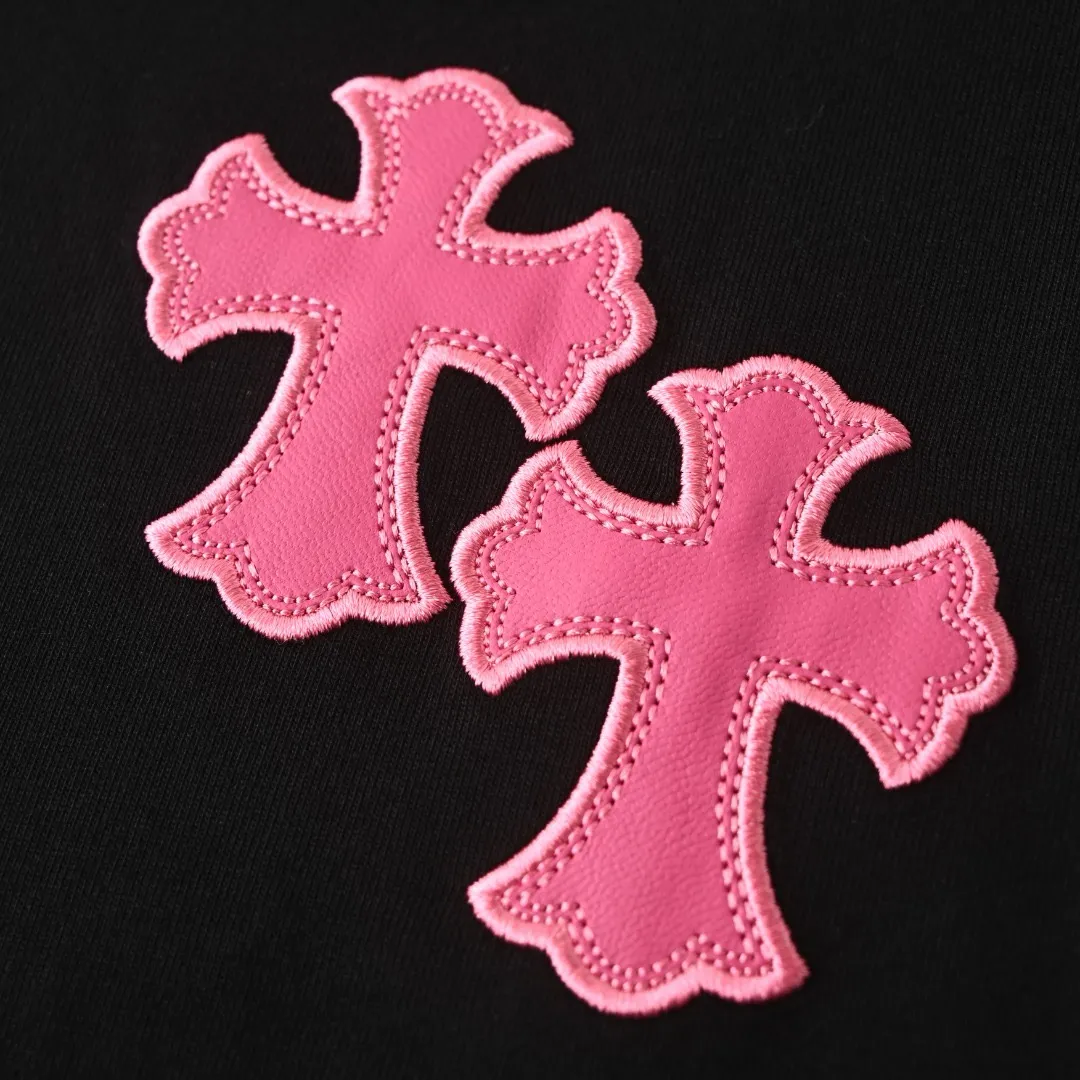 150 CHROME HEARTS/ Pink T 2026 0 Quality os 0 ：Black White Size：S-XL